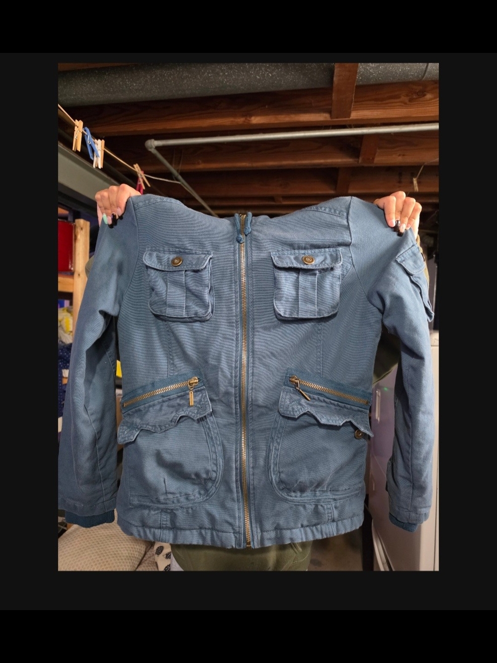 Bella Swan LAKE BLUE JACKET- ORIGINAL TAG- MINT CONDITION(L)